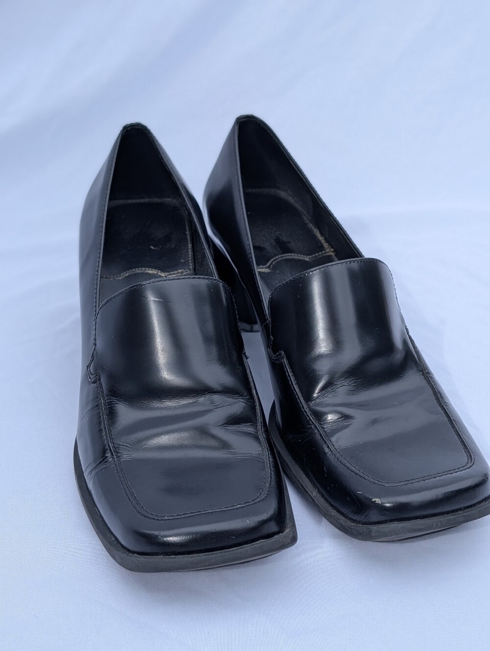 Kenneth Cole Reaction Women's Square Toe Black Heels